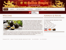 Tablet Screenshot of goldendragonchinesefoodpa.com